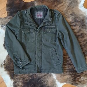 Levi's Olive Green Military-Style Jacket